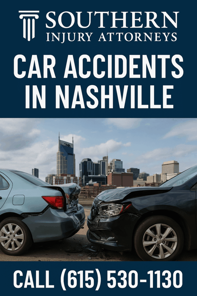 Determinación de responsabilidad después de un accidente de coche de Nashville